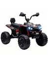AIYAPLAY 24V 2 Seater Electric Quad Bike for Kids, Ride On Car ATV Toy w/ Forward Backward, for Boys Girls 3-8 Years, Black