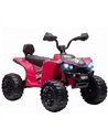 AIYAPLAY 24V 2 Seater Electric Quad Bike for Kids, Ride On Car ATV Toy w/ Forward Backward, for Boys Girls 3-8 Years, Pink
