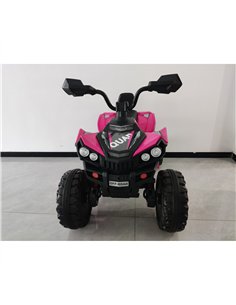 AIYAPLAY 24V 2 Seater Electric Quad Bike for Kids, Ride On Car ATV Toy w/ Forward Backward, for Boys Girls 3-8 Years, Pink 2