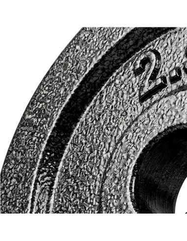 SPORTNOW Weight Plates Set, 1"/2.5cm Weight Disc Pair, 4 x 2.5kg Metal Dumbbell/Barbell Plates for Home Gym