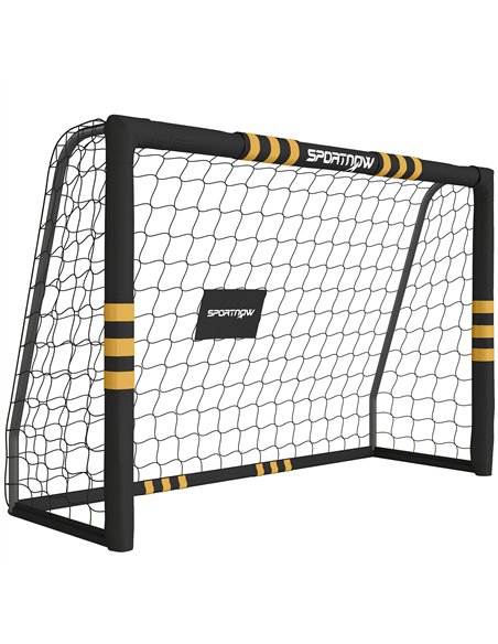 SPORTNOW Football Goal, 6 x 4ft Portable Football Net with EPE Foam Padding, PVC Tube Covers Ground Stakes and Metal Frame - pic 213154 | FastDaddyshop