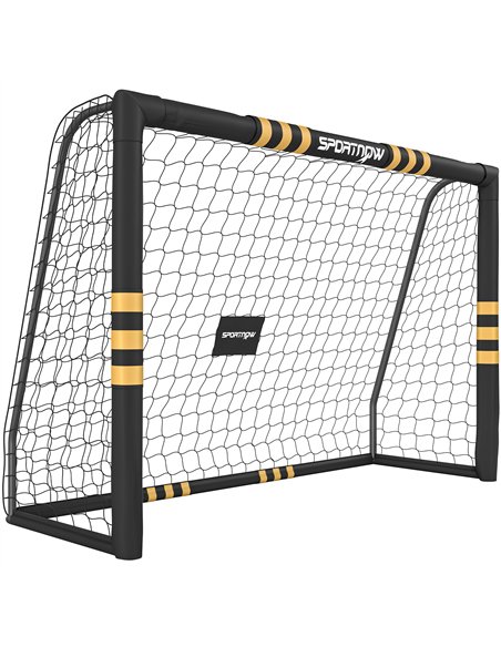 SPORTNOW Football Goal, 8 x 5ft Portable Football Net with EPE Foam Padding, PVC Tube Covers Ground Stakes and Metal Frame - pic 213163 | FastDaddyshop