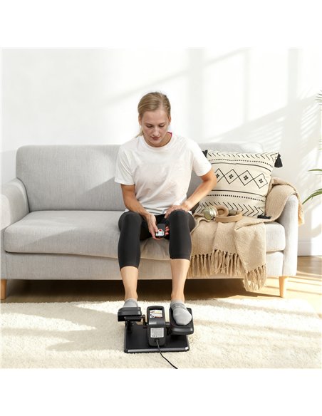 SPORTNOW Under Desk Elliptical Machine for Home, Electric Elliptical Machine with 12 Adjustable Speed, LED Monitor - pic 213216 | FastDaddyshop