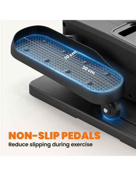 SPORTNOW Under Desk Elliptical Machine with Manual & Auto Modes, 12 Adjustable Speed, Remote Control & LED Monitor for Home - pic 213223 | FastDaddyshop