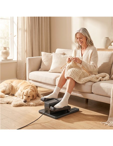 SPORTNOW Under Desk Elliptical Machine with Manual & Auto Modes, 12 Adjustable Speed, Remote Control & LED Monitor for Home - pic 213225 | FastDaddyshop