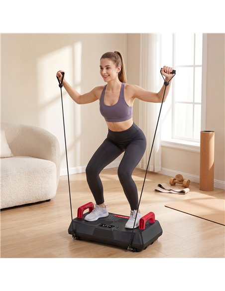 SPORTNOW Vibration Plate Exercise Machine with 99 Speed Levels, 3 Programs, Quiet Vibrating Plate with Resistance Bands - pic 213254 | FastDaddyshop
