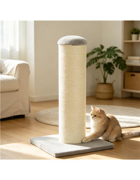 PawHut Cat Scratching Post, 76cm Tall Scratch Post for Indoor Kittens, Cat Scratcher with Stable Base - pic 213467 | FastDaddyshop