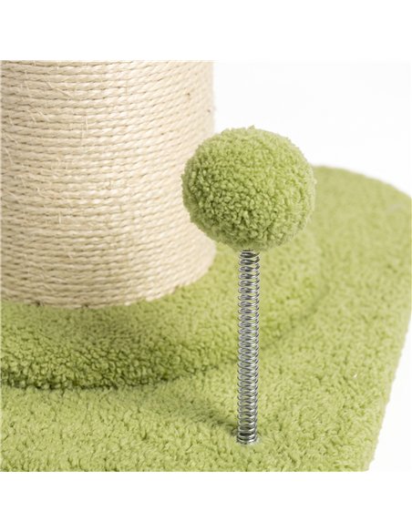 PawHut Cat Tree, Flower Cat Scratching Post with Thick Sisal Post, Dangling & Spring Balls, Bed, Kitty Activity Centre - pic 213495 | FastDaddyshop