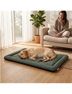 PawHut Waterproof Dog Bed, Foldable Pet Bed with Anti-Slip Bottom, Machine Washable for Large Dogs and Cats, 130 x 85 x 7 cm 2