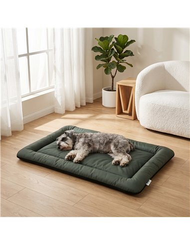 PawHut Waterproof Dog Bed, Foldable Pet Bed with Anti-Slip Bottom, Machine Washable for Small Puppies and Cats, 90 x 60 x 5 cm