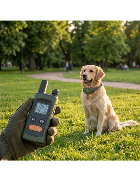 PawHut Dog Training Collar with 3200Ft Remote Range, Anti Barking Device with 3 Modes, IPX7 Waterproof, Rechargeable - pic 213686 | FastDaddyshop