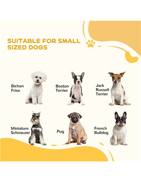 PawHut Dog Steps for Sofa and Bed, 3-Step Dog Stairs, Pet Stairs with Side Panels, Non-Slip Feet for Small Puppies - pic 213814 | FastDaddyshop