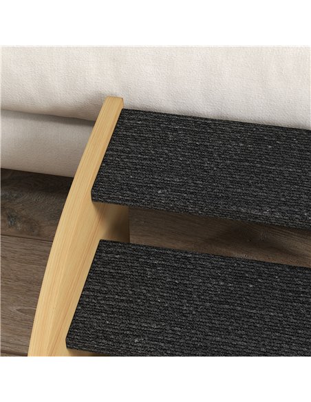 PawHut Dog Steps for Sofa and Bed, 3-Step Dog Stairs, Pet Stairs with Side Panels, Non-Slip Feet for Small Puppies - pic 213818 | FastDaddyshop