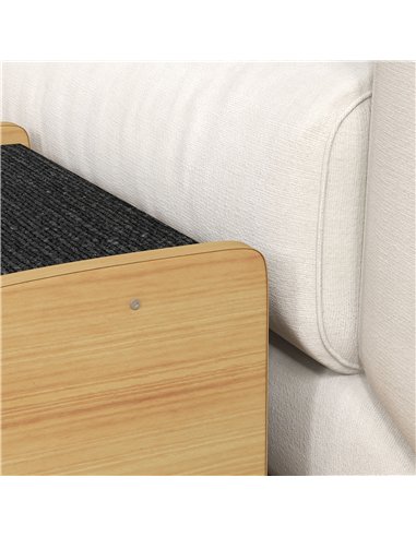 PawHut Dog Steps for Sofa and Bed, 3-Step Dog Stairs, Pet Stairs with Side Panels, Non-Slip Feet for Small Puppies