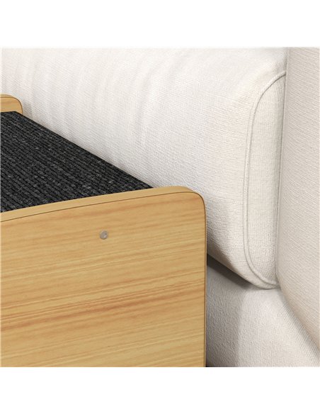 PawHut Dog Steps for Sofa and Bed, 3-Step Dog Stairs, Pet Stairs with Side Panels, Non-Slip Feet for Small Puppies - pic 213819 | FastDaddyshop