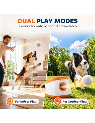 PawHut 6 Pack Dog Balls Toys Fits Aggressive Chewers, Indestructible Teething and Water ETPU Balls for Throw and Fetch