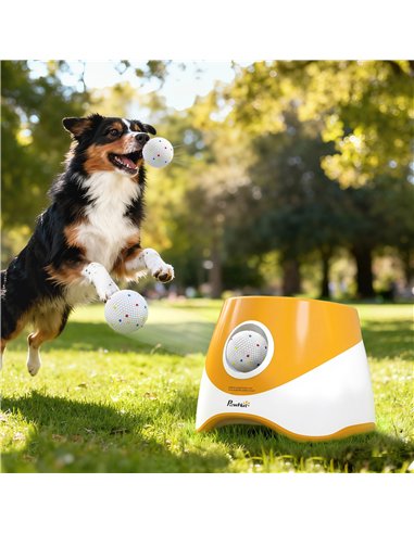 PawHut 6 Pack Dog Balls Toys Fits Aggressive Chewers, Indestructible Teething and Water ETPU Balls for Throw and Fetch