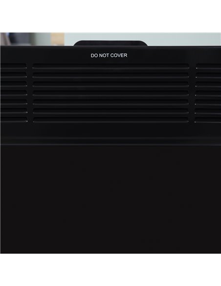 HOMCOM Convector Radiator Heater with 2 Heat Settings, Thermostat and Safety Cut-Off, Black - pic 21695 | FastDaddyshop