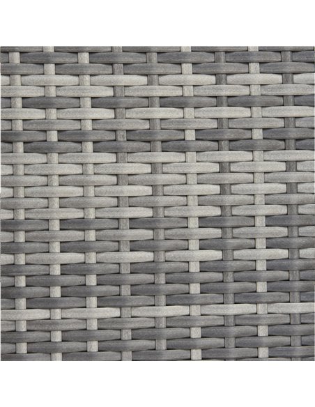 Outsunny 6-Seater Outdoor Garden Rattan Furniture Set w/ Table Grey - pic 21946 | FastDaddyshop