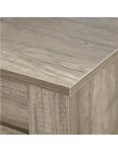 HOMCOM Lift Top Coffee Table with Hidden Storage Compartment, Oak Effect
