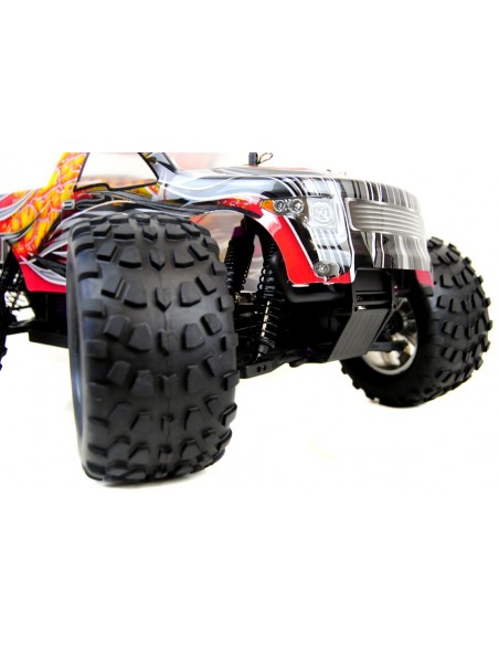 HSP Bug Brusher Electric Radio Controlled Monster Truck 2.4GHz Orang Flame with Free Spare Battery - photo08 - pic 2246 | FastDaddyshop