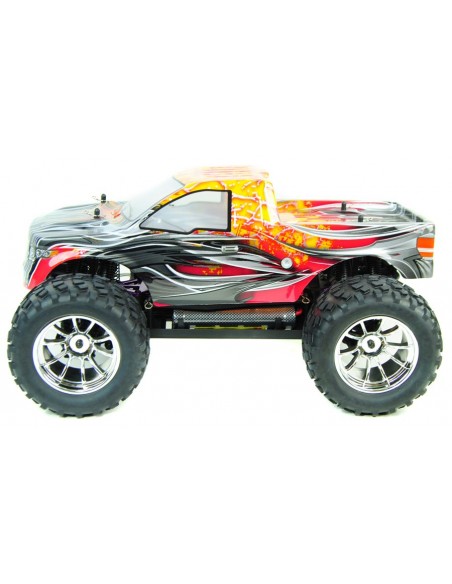 HSP Bug Brusher Electric Radio Controlled Monster Truck 2.4GHz Orang Flame with Free Spare Battery - photo05 - pic 2247 | FastDaddyshop