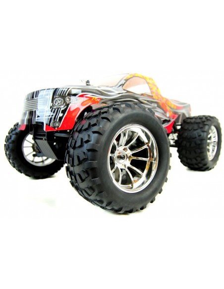 HSP Bug Brusher Electric Radio Controlled Monster Truck 2.4GHz Orang Flame with Free Spare Battery - photo09 - pic 2248 | FastDaddyshop