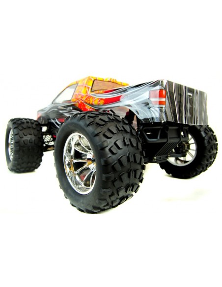 HSP Bug Brusher Electric Radio Controlled Monster Truck 2.4GHz Orang Flame with Free Spare Battery - photo07 - pic 2251 | FastDaddyshop