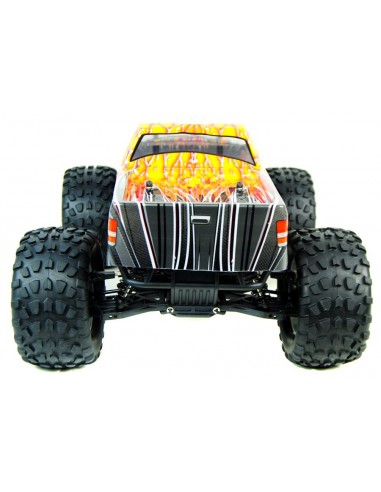 HSP Bug Brusher Electric Radio Controlled Monster Truck 2.4GHz Orang Flame with Free Spare Battery - photo06