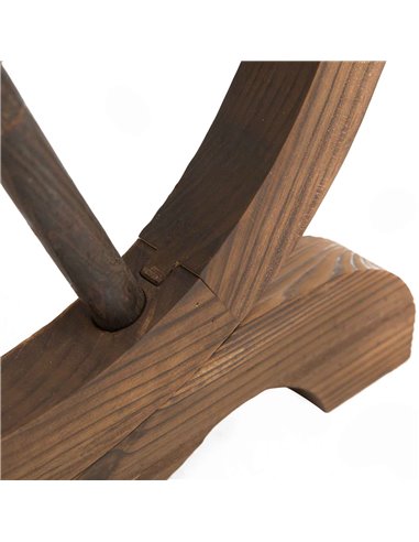 Outsunny Outdoor Garden Coffee Table Dinning Table Patio Display Desk Natural Fir Wood Water-Resistant