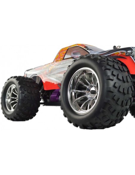 HSP Bug Brusher Electric Radio Controlled Monster Truck 2.4GHz Orang Flame with Free Spare Battery - photo13 - pic 2257 | FastDaddyshop