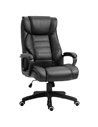 Vinsetto High Back Executive Office Chair with 6- Point Vibration Massage, Black