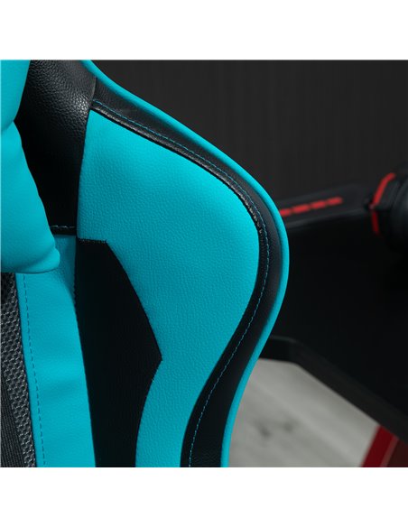 Vinsetto Racing Style Ergonomic Gaming Chair with High Back, Headrest, Sky Blue - pic 23035 | FastDaddyshop