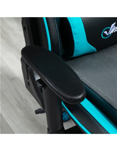 Vinsetto Racing Style Ergonomic Gaming Chair with High Back, Headrest, Sky Blue - pic 23036 | FastDaddyshop