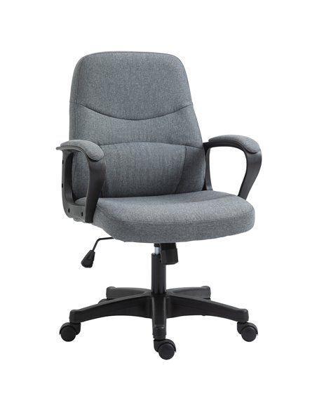 Vinsetto High Back Ergonomic Office Chair with Massager, Lumbar  Support, Backrest, Grey - pic 23217 | FastDaddyshop