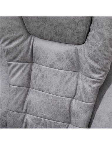 Vinsetto Heated 6 Points Vibration Massage Office Chair with High Back, Footrest, Grey