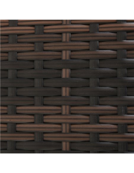 Outsunny 2 Pieces Outdoor PE Rattan Sun Loungers with Cushion, 5-Level Recliner Backrest, Brown - pic 23657 | FastDaddyshop