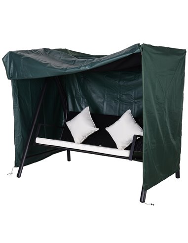 Outsunny 600D Oxford Polyester Waterproof Swing Chair Cover Green