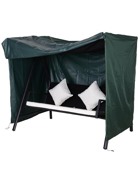 Outsunny 600D Oxford Polyester Waterproof Swing Chair Cover Green - pic 23810 | FastDaddyshop