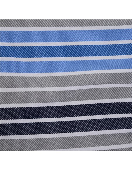 Outsunny Set of 2 Outdoor Garden 2-3 Seater Swing Chair Cushion Replacement, Blue Stripes - pic 23817 | FastDaddyshop