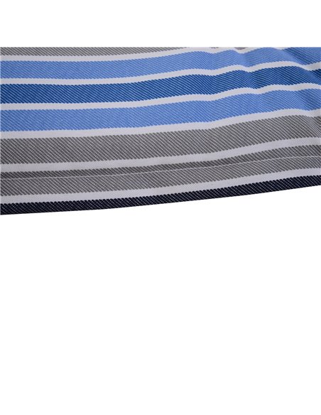Outsunny Set of 2 Outdoor Garden 2-3 Seater Swing Chair Cushion Replacement, Blue Stripes - pic 23818 | FastDaddyshop