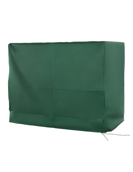 Outsunny Oxford Patio 3-seater Waterproof Anti-UV Swing Chair Cover, Green - pic 23820 | FastDaddyshop