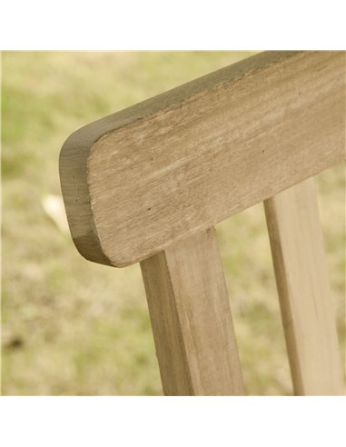 Outsunny Outdoor Outdoor Wooden 2-Seater Poch Swing Chair Hanging Hammock Garden Furniture,Natural Porch Bench Chains 