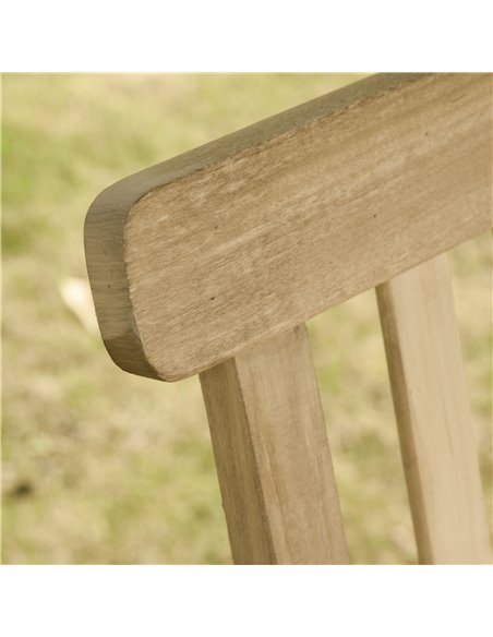 Outsunny Outdoor Outdoor Wooden 2-Seater Poch Swing Chair Hanging Hammock Garden Furniture,Natural Porch Bench Chains  - pic 23846 | FastDaddyshop