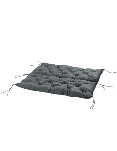 Outsunny Garden Bench Cushion, 2 Seater Swing Chair Cushion, Dark Grey