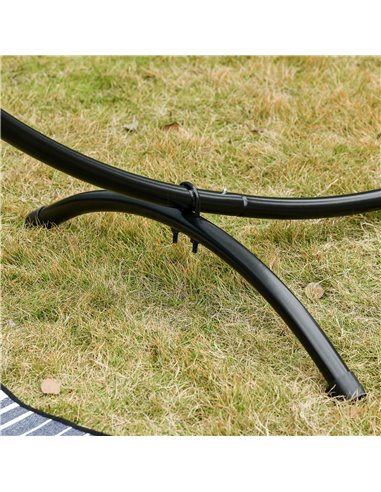 Outsunny 3(m) Universal Hammock Stand Metal Frame Garden Camping Picnic Outdoor Patio Replacement - Stand Only
