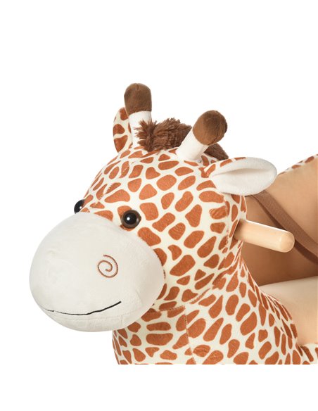 HOMCOM Children Rocking Seat with Sound-Giraffe  - pic 23963 | FastDaddyshop