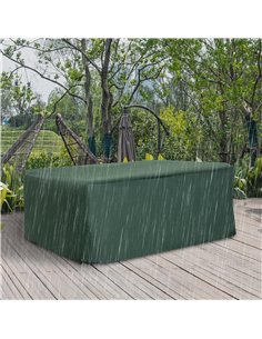 Outsunny UV Rain Protective Rattan Furniture Cover, Waterproof, 222x155x67cm, Green 2