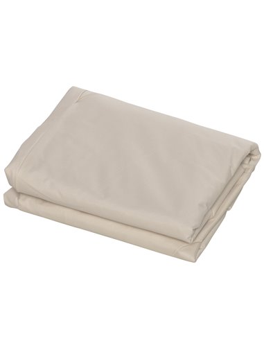 Outsunny 600D Oxford Cloth Furniture Cover 3 Seat Sofa Protector Large Garden Patio Outdoor Waterproof Beige 218x111x63-101cm