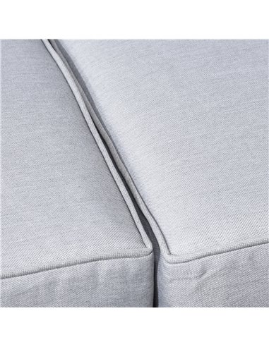 Outsunny 5 Pieces Outdoor PE Rattan Corner Sofa, with Cushions, Table, Grey